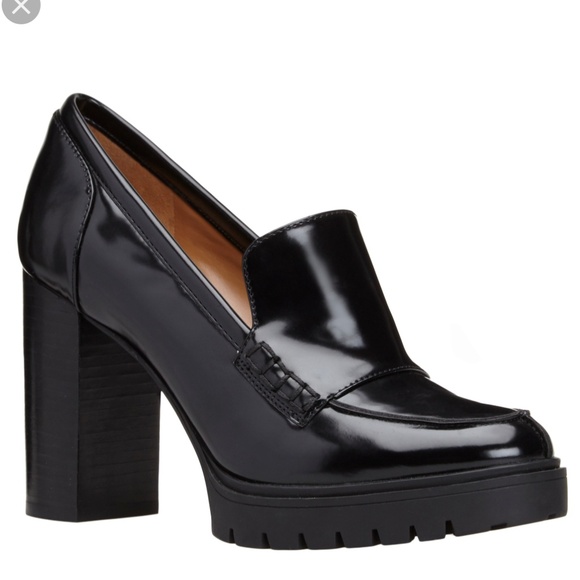 nine west loafer heels